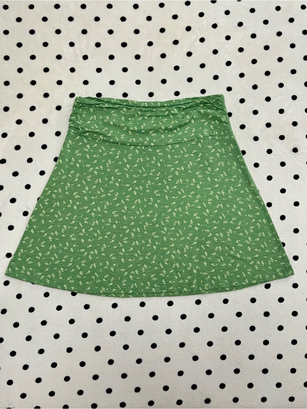 Toad&Co Chaka Skirt Green Floral Size L